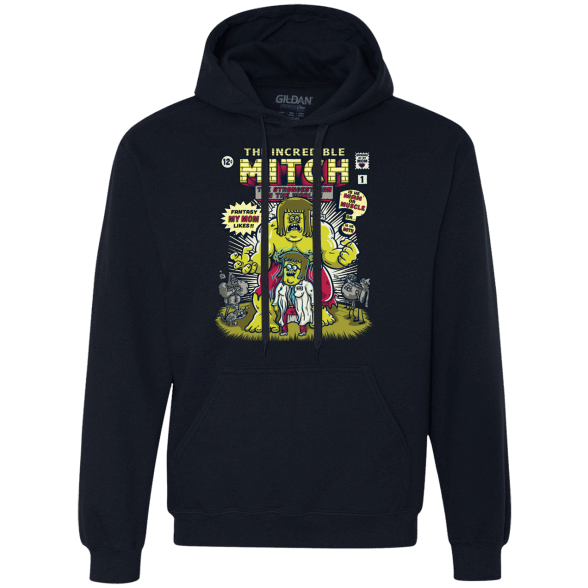 Sweatshirts Navy / Small Incredible Mitch Premium Fleece Hoodie