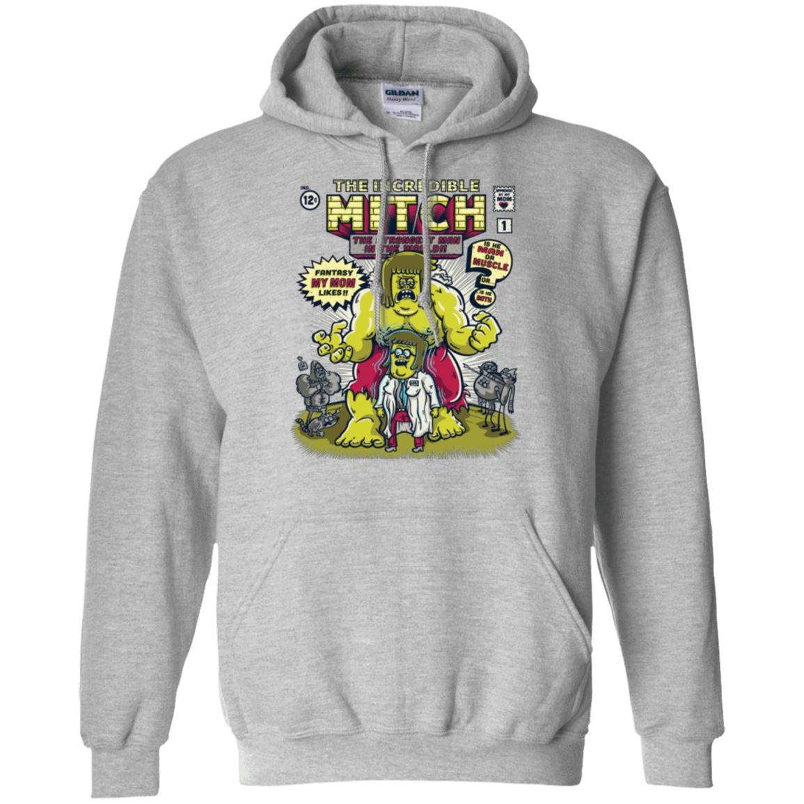 Sweatshirts Sport Grey / Small Incredible Mitch Pullover Hoodie