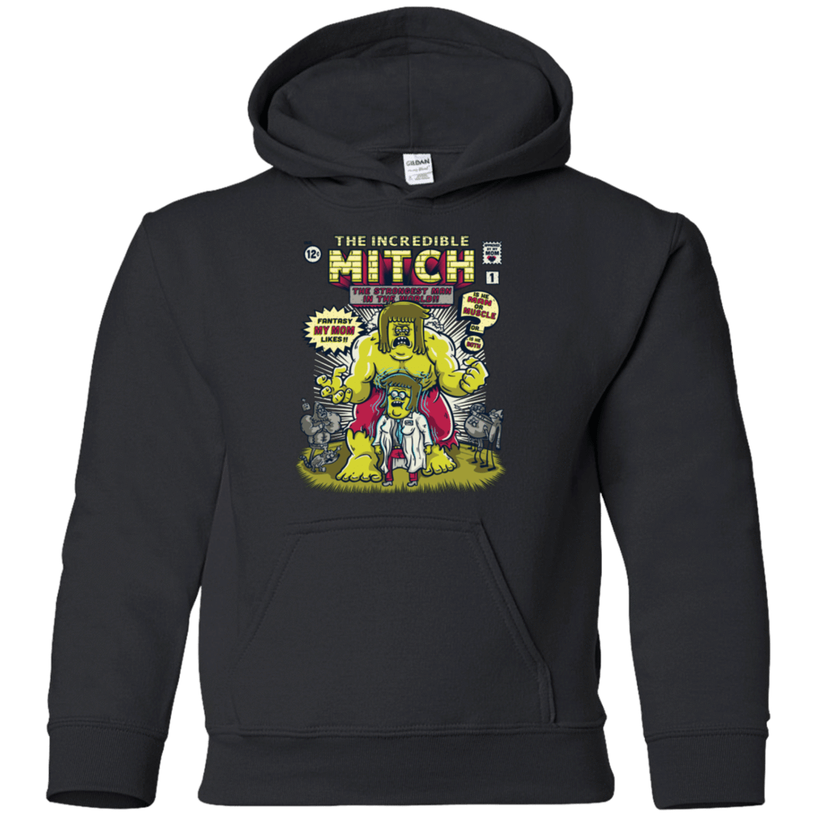 Sweatshirts Black / YS Incredible Mitch Youth Hoodie