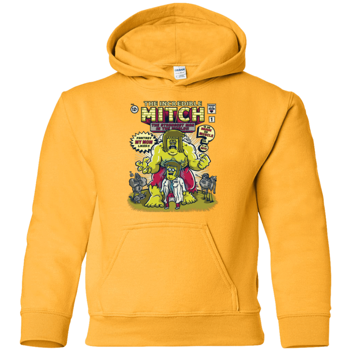 Sweatshirts Gold / YS Incredible Mitch Youth Hoodie