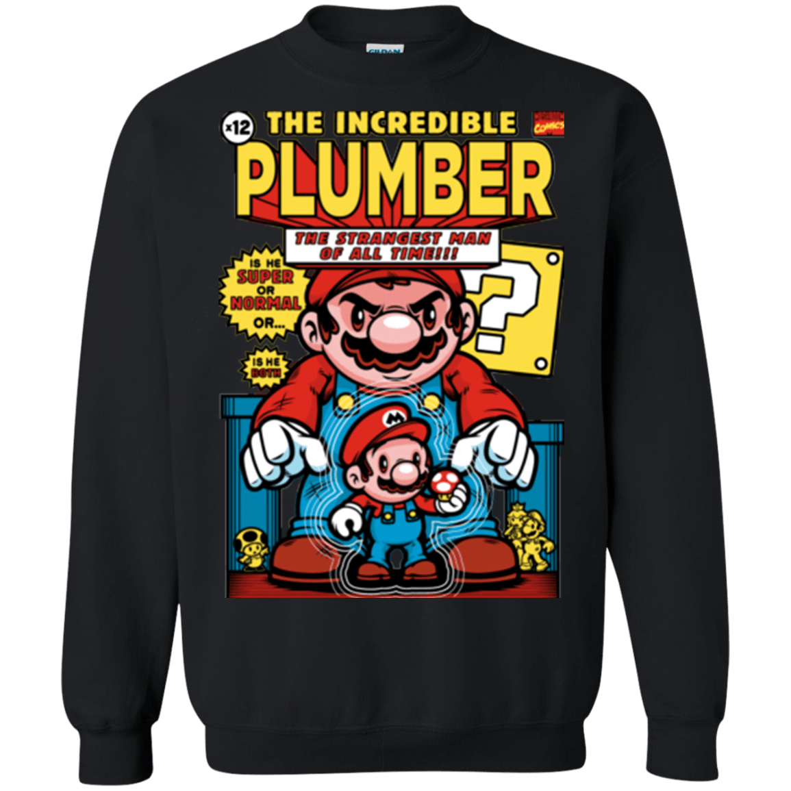 Sweatshirts Black / Small incredible PLUMBER Crewneck Sweatshirt