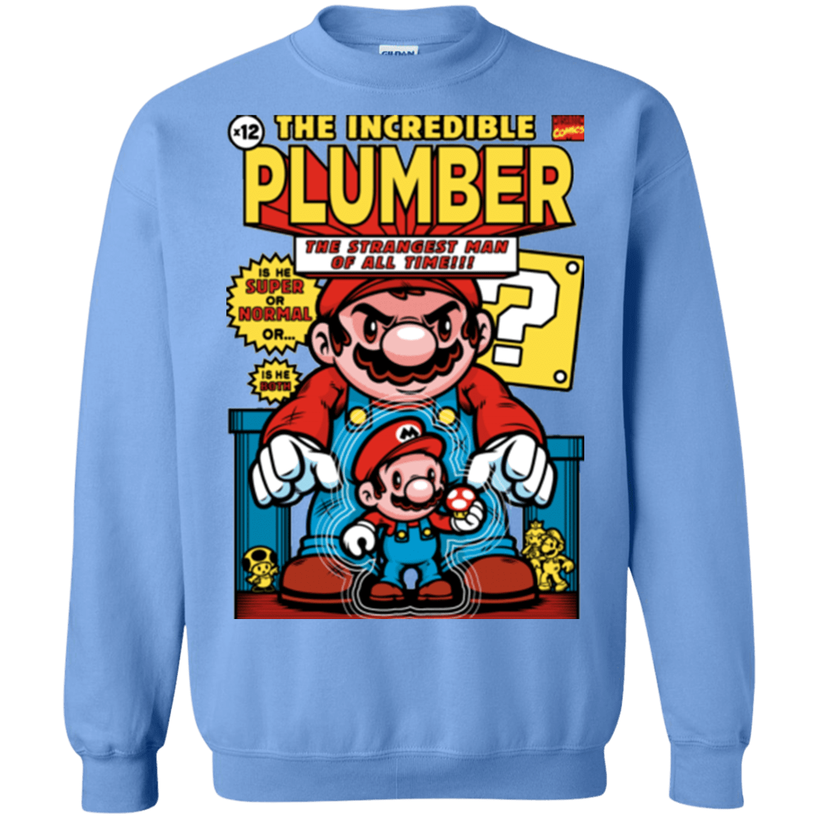 Sweatshirts Carolina Blue / Small incredible PLUMBER Crewneck Sweatshirt