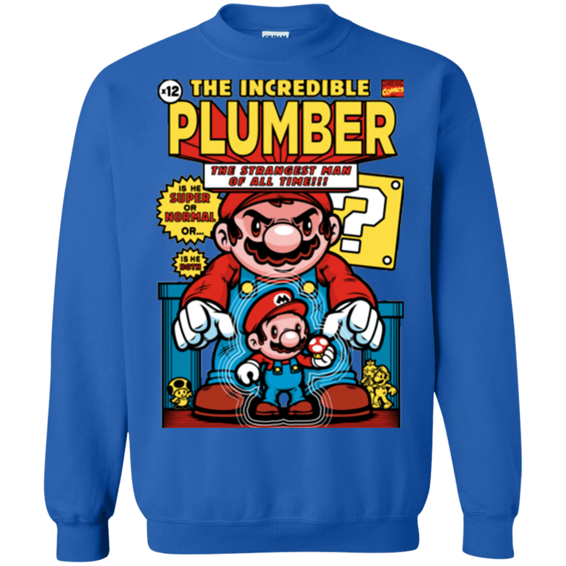 Sweatshirts Royal / Small incredible PLUMBER Crewneck Sweatshirt