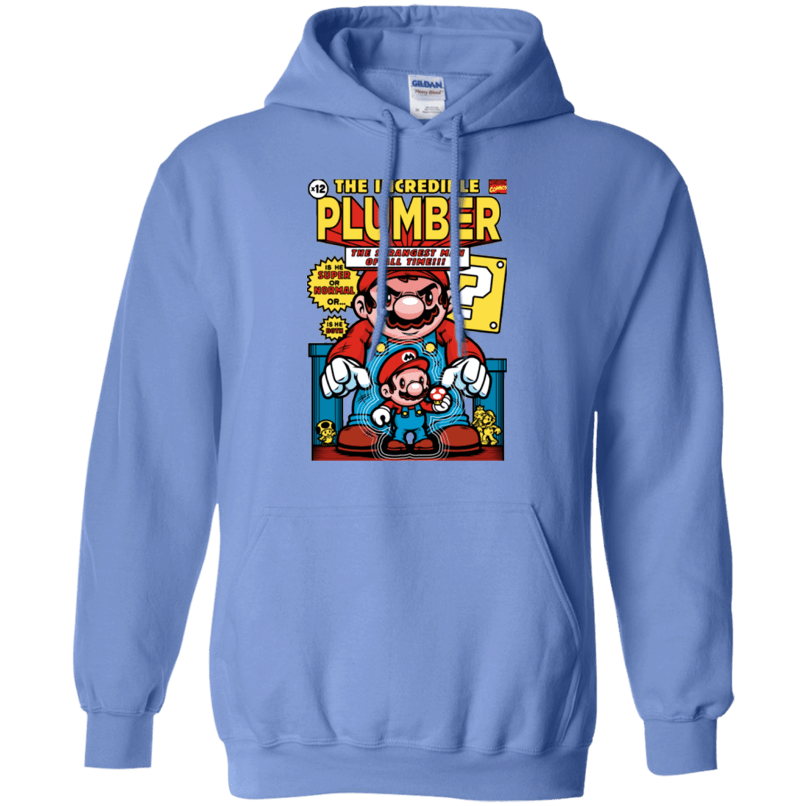 Sweatshirts Carolina Blue / Small incredible PLUMBER Pullover Hoodie