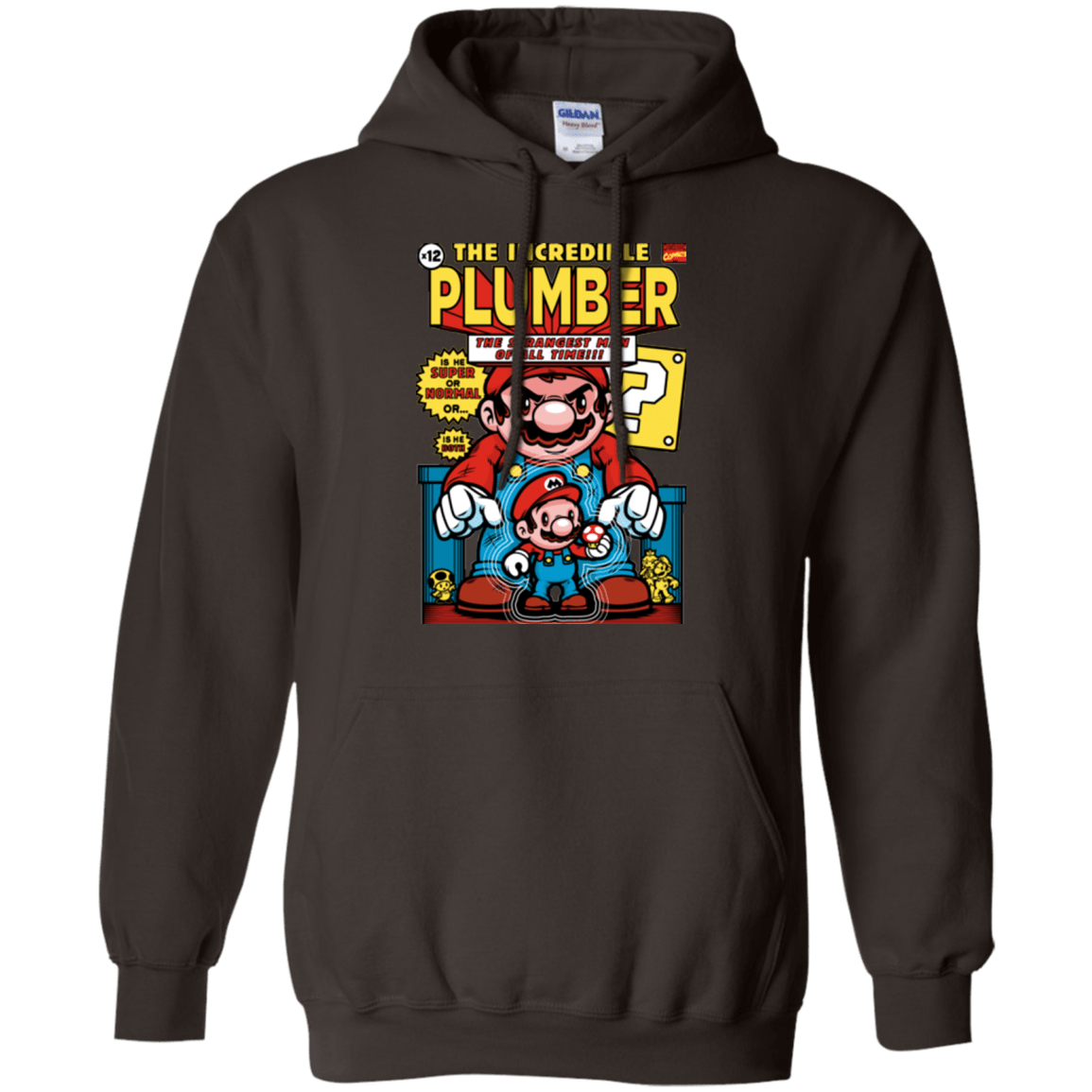 Sweatshirts Dark Chocolate / Small incredible PLUMBER Pullover Hoodie