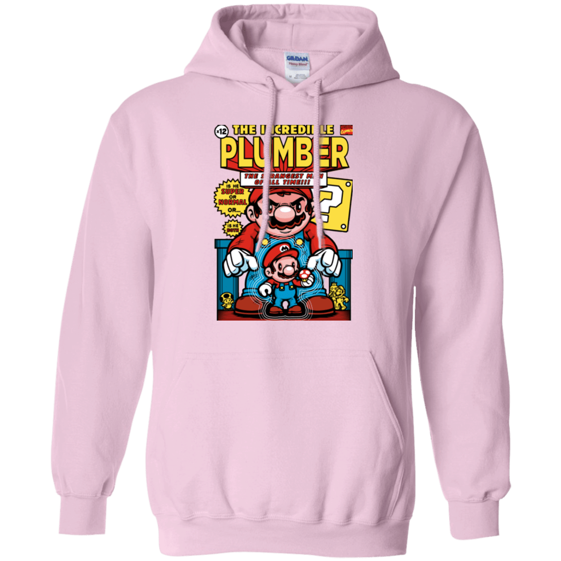 Sweatshirts Light Pink / Small incredible PLUMBER Pullover Hoodie