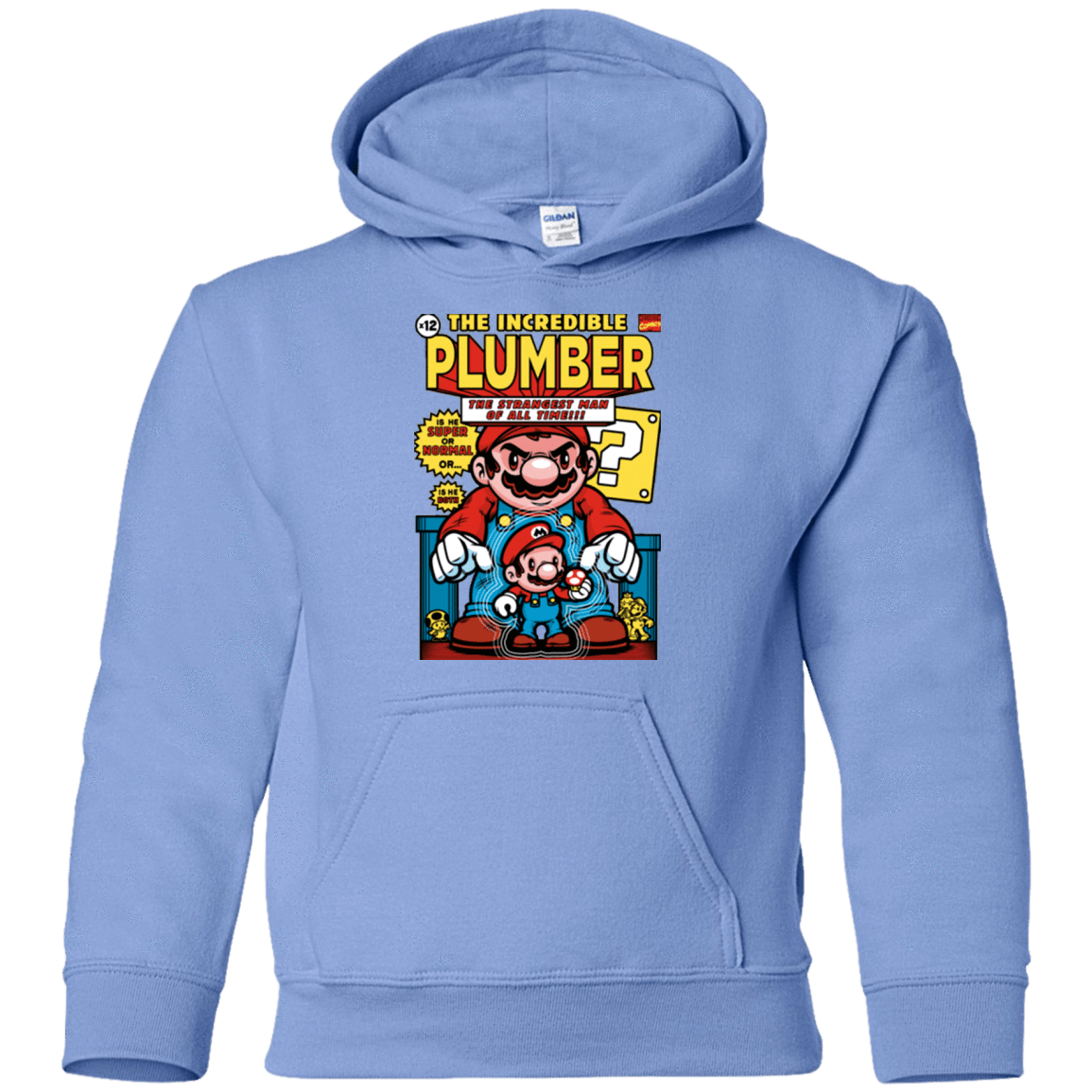 Sweatshirts Carolina Blue / YS incredible PLUMBER Youth Hoodie