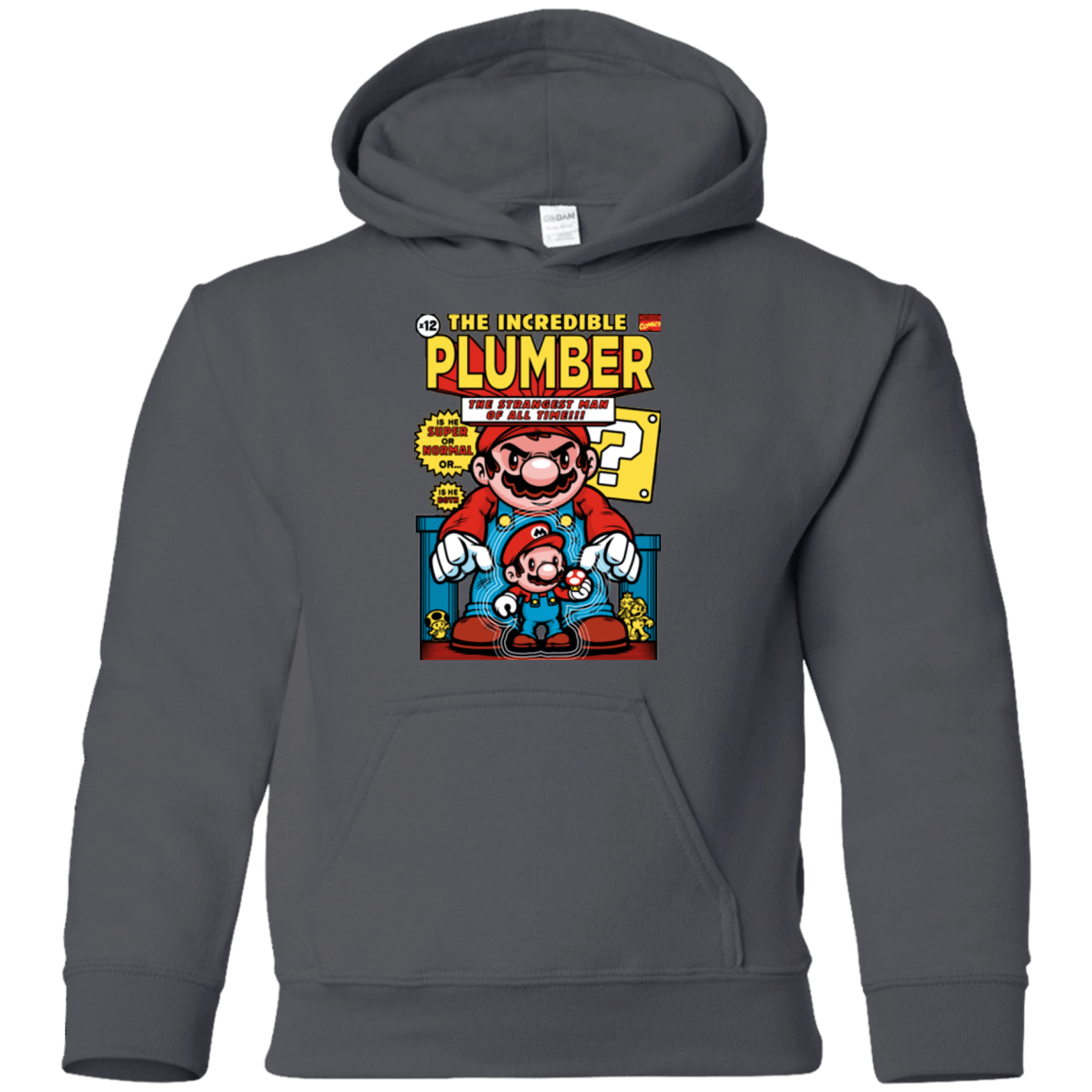 Sweatshirts Charcoal / YS incredible PLUMBER Youth Hoodie