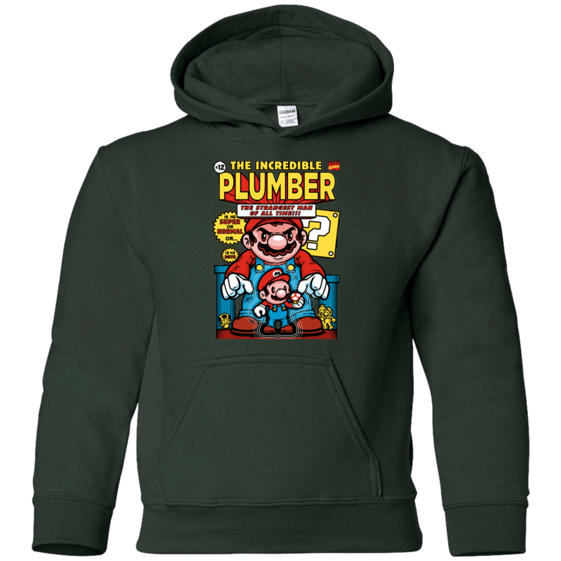 Sweatshirts Forest Green / YS incredible PLUMBER Youth Hoodie