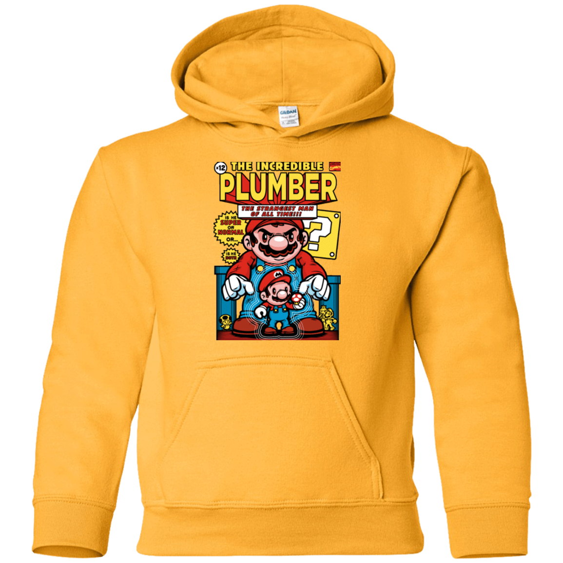 Sweatshirts Gold / YS incredible PLUMBER Youth Hoodie