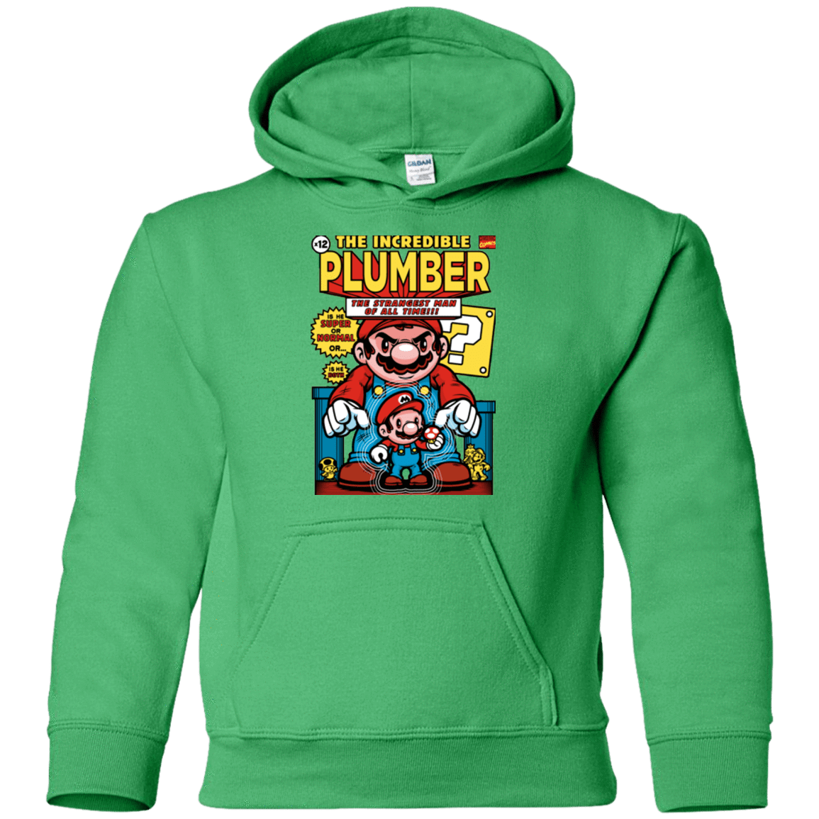 Sweatshirts Irish Green / YS incredible PLUMBER Youth Hoodie