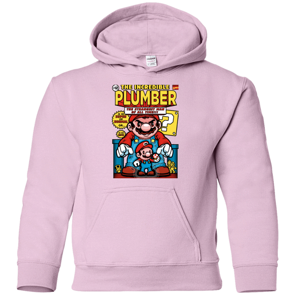 Sweatshirts Light Pink / YS incredible PLUMBER Youth Hoodie