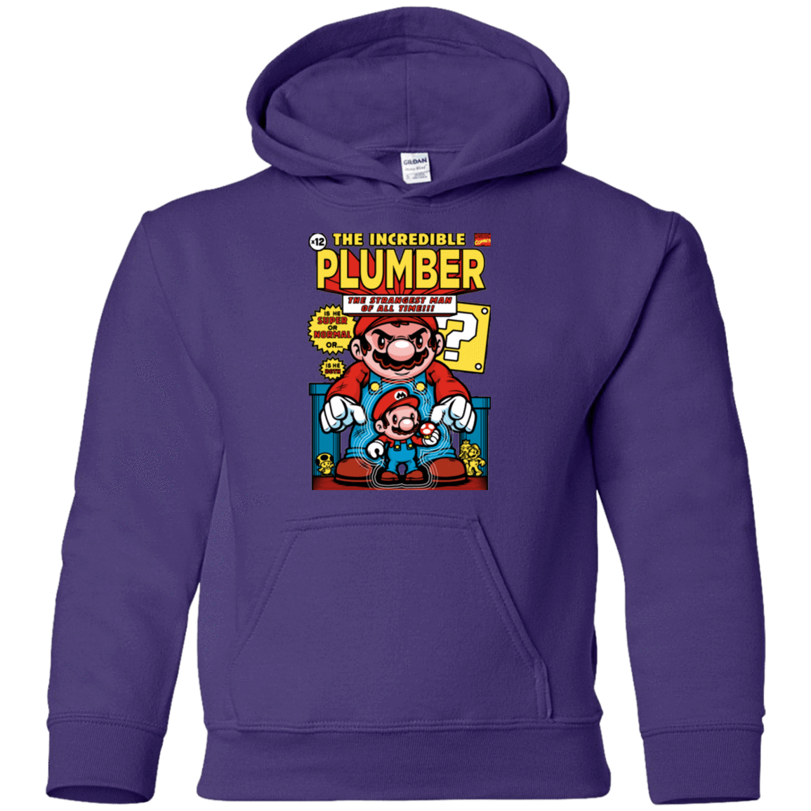 Sweatshirts Purple / YS incredible PLUMBER Youth Hoodie