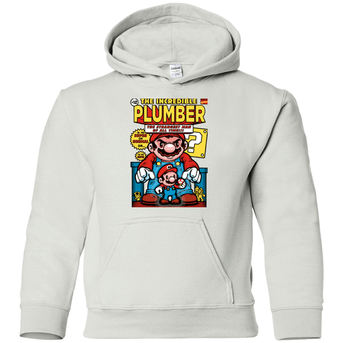 Sweatshirts White / YS incredible PLUMBER Youth Hoodie