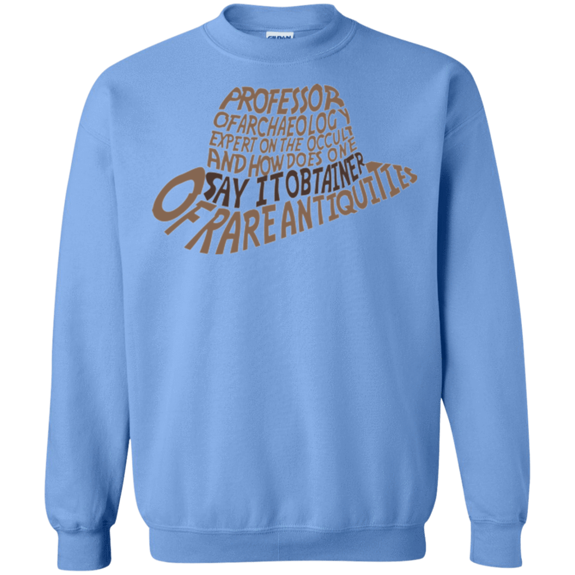 Sweatshirts Carolina Blue / Small Indiana hat Crewneck Sweatshirt