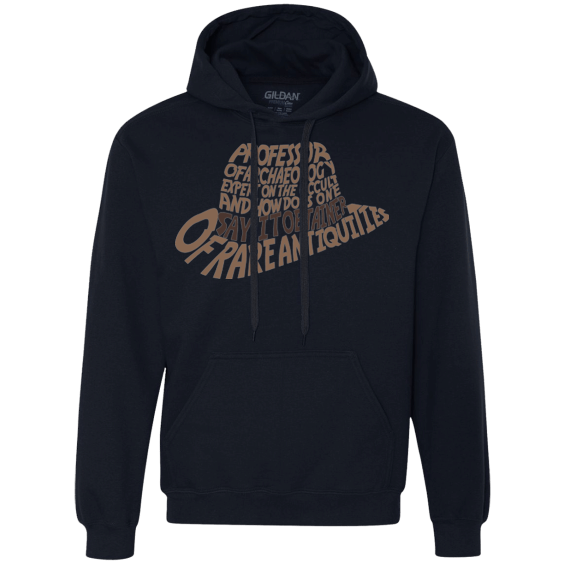 Sweatshirts Navy / Small Indiana hat Premium Fleece Hoodie