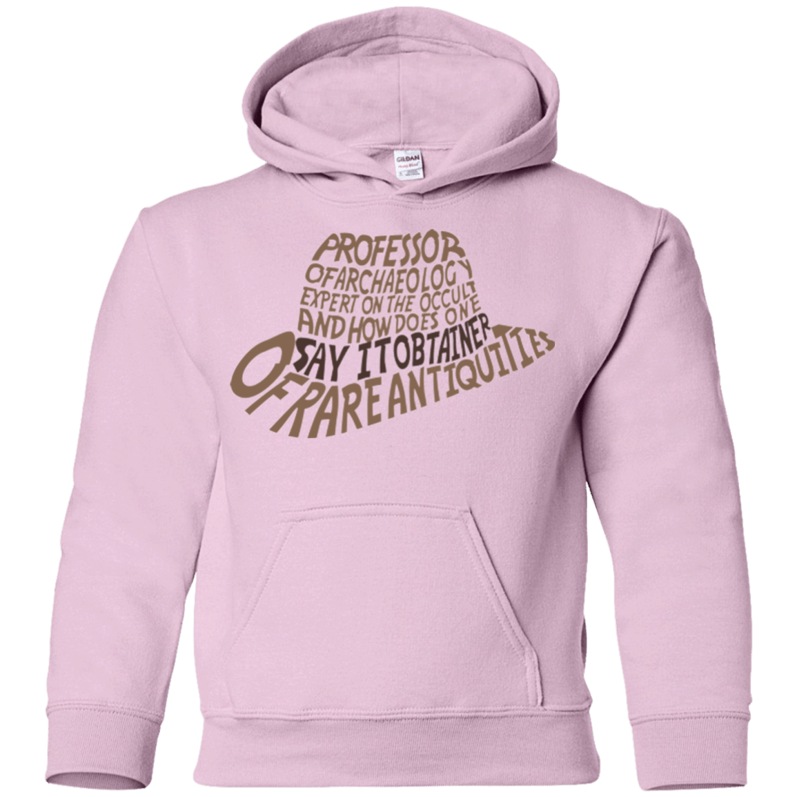 Sweatshirts Light Pink / YS Indiana hat Youth Hoodie