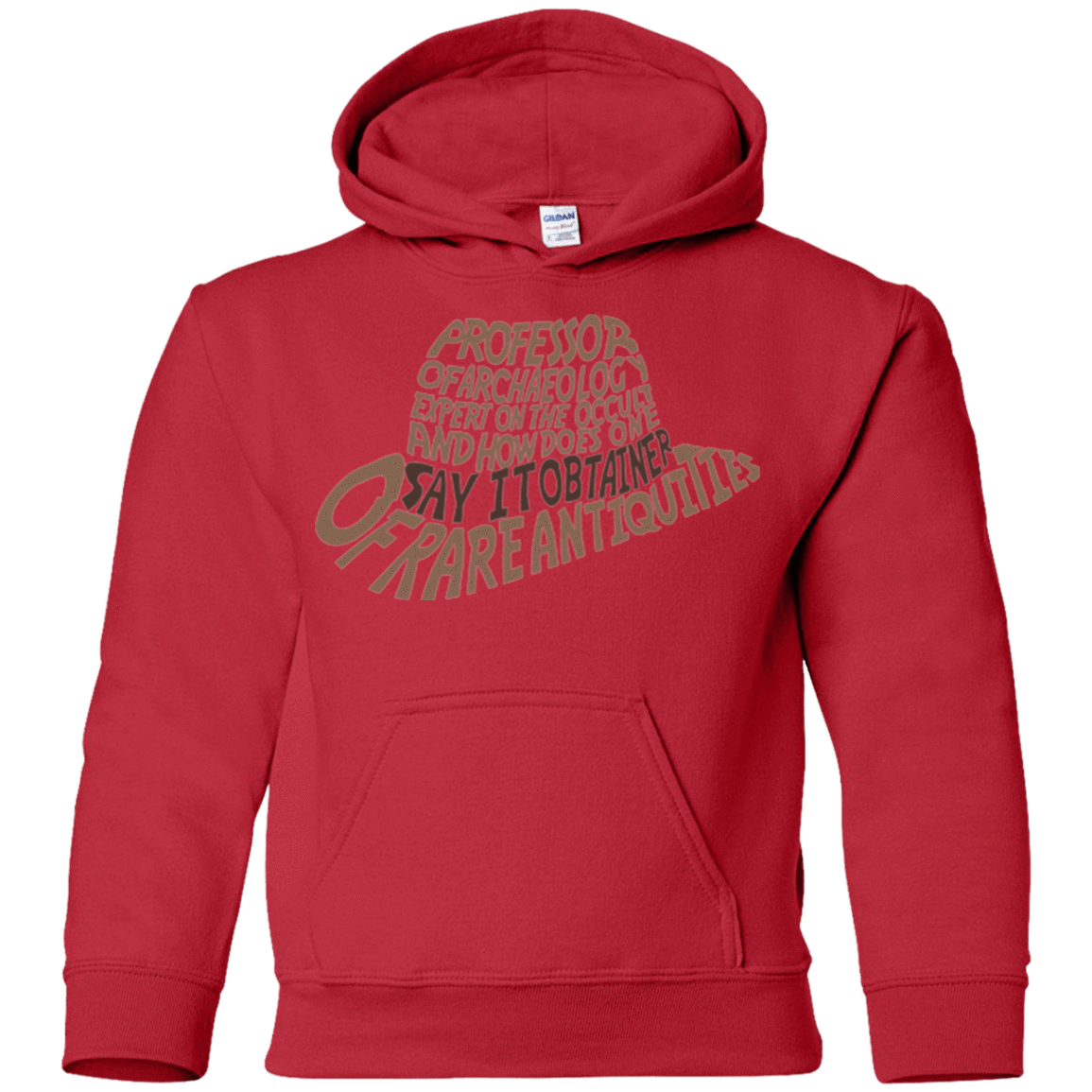 Sweatshirts Red / YS Indiana hat Youth Hoodie