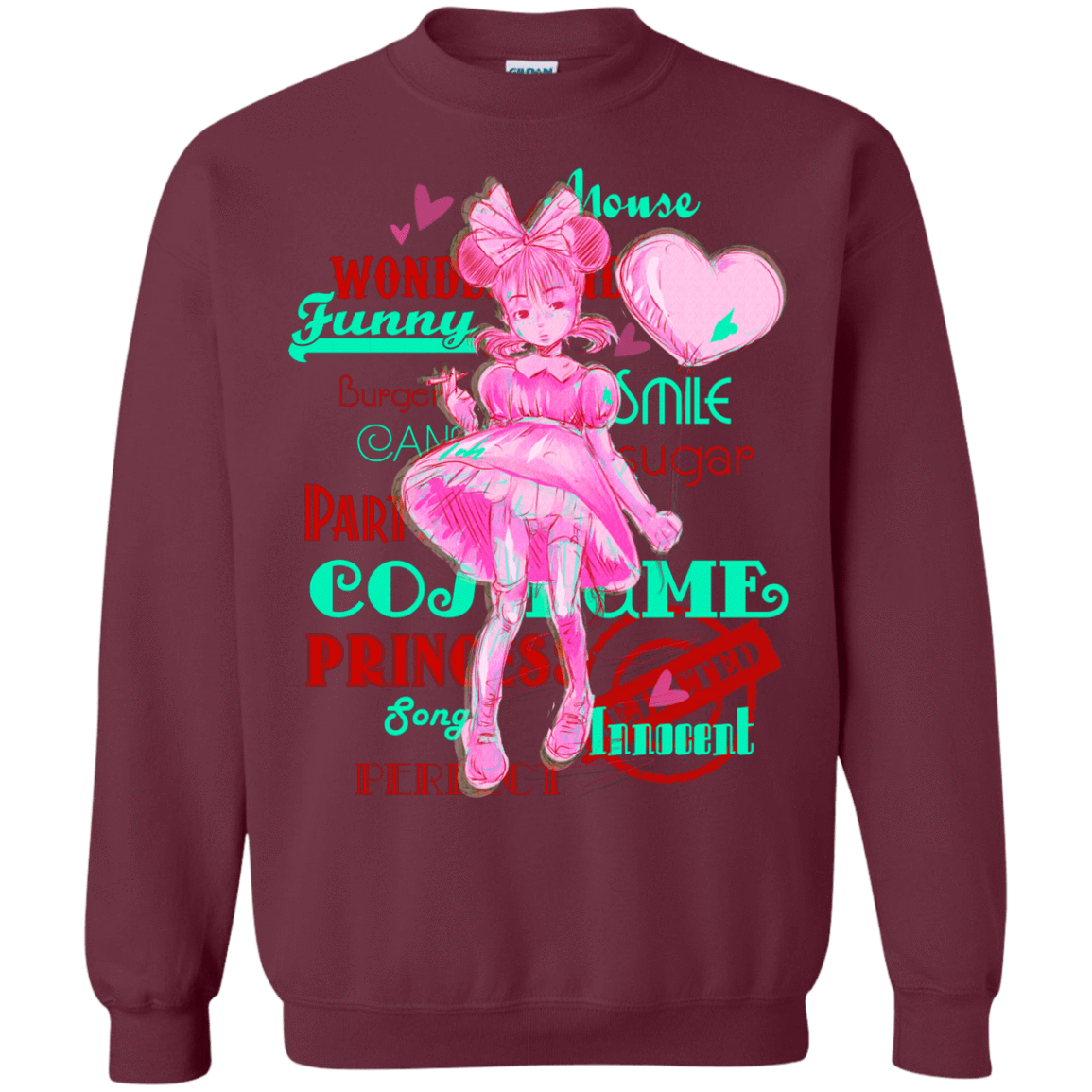 Sweatshirts Maroon / Small Industry Crewneck Sweatshirt