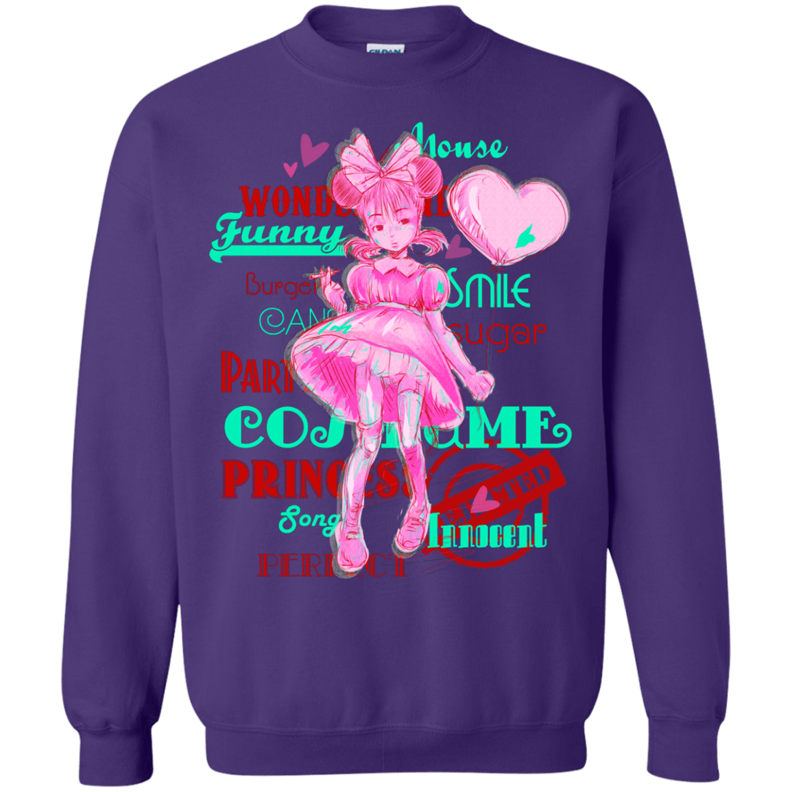 Sweatshirts Purple / Small Industry Crewneck Sweatshirt