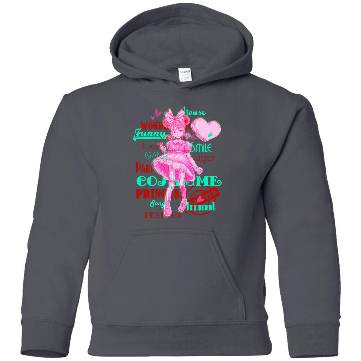 Sweatshirts Charcoal / YS Industry Youth Hoodie