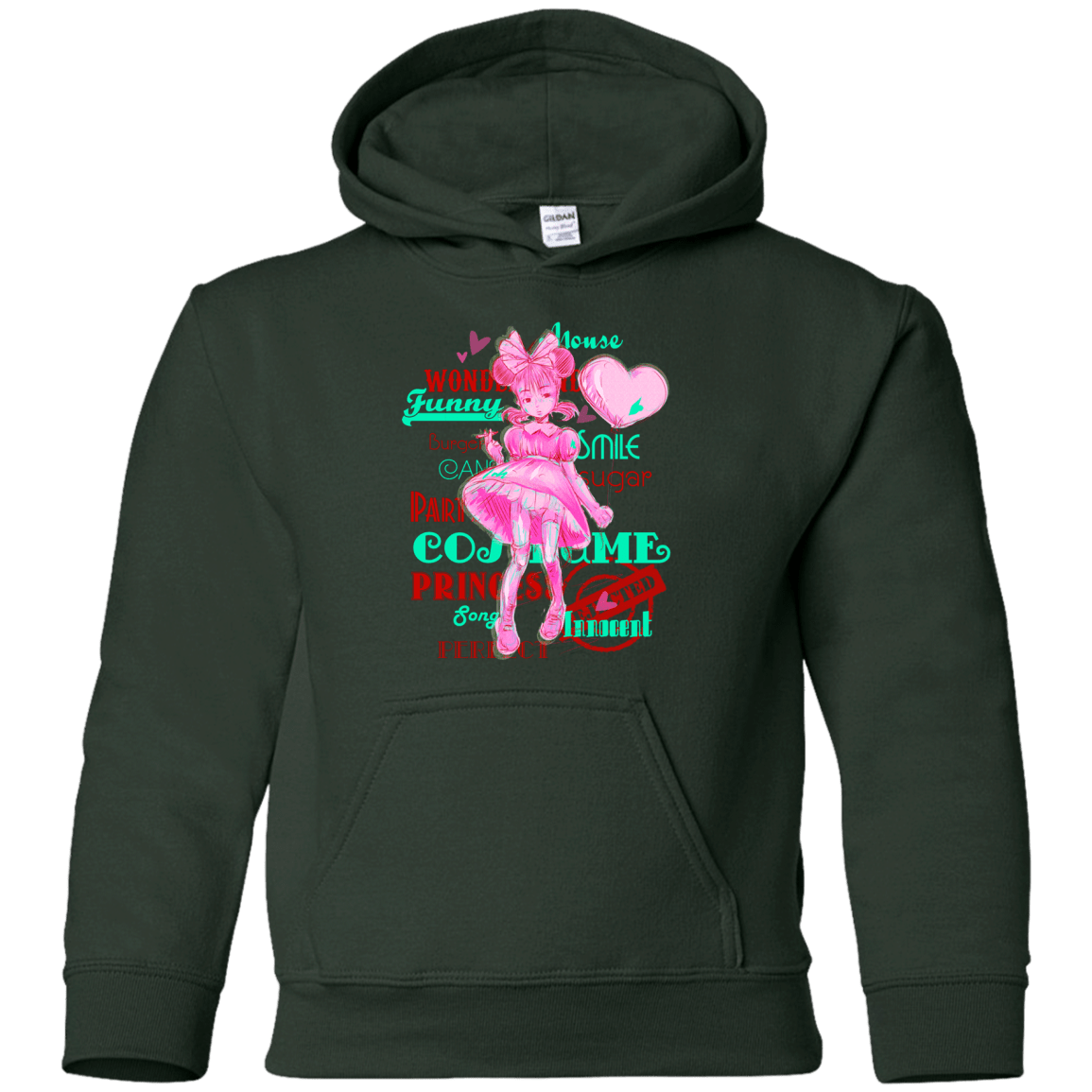 Sweatshirts Forest Green / YS Industry Youth Hoodie