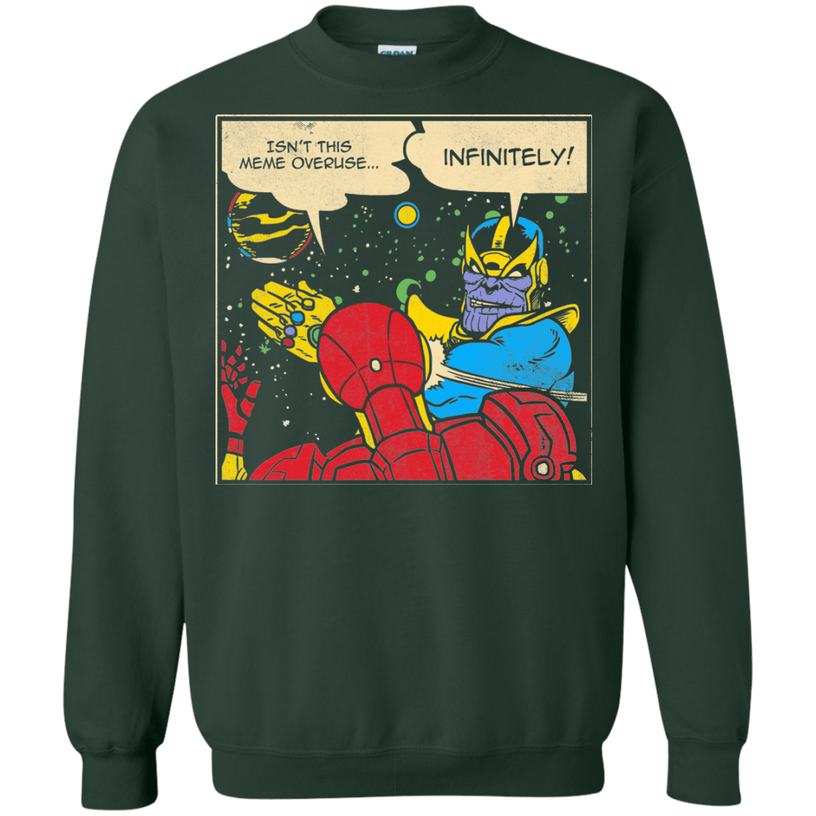 Sweatshirts Forest Green / S INFINITE SLAPS Crewneck Sweatshirt