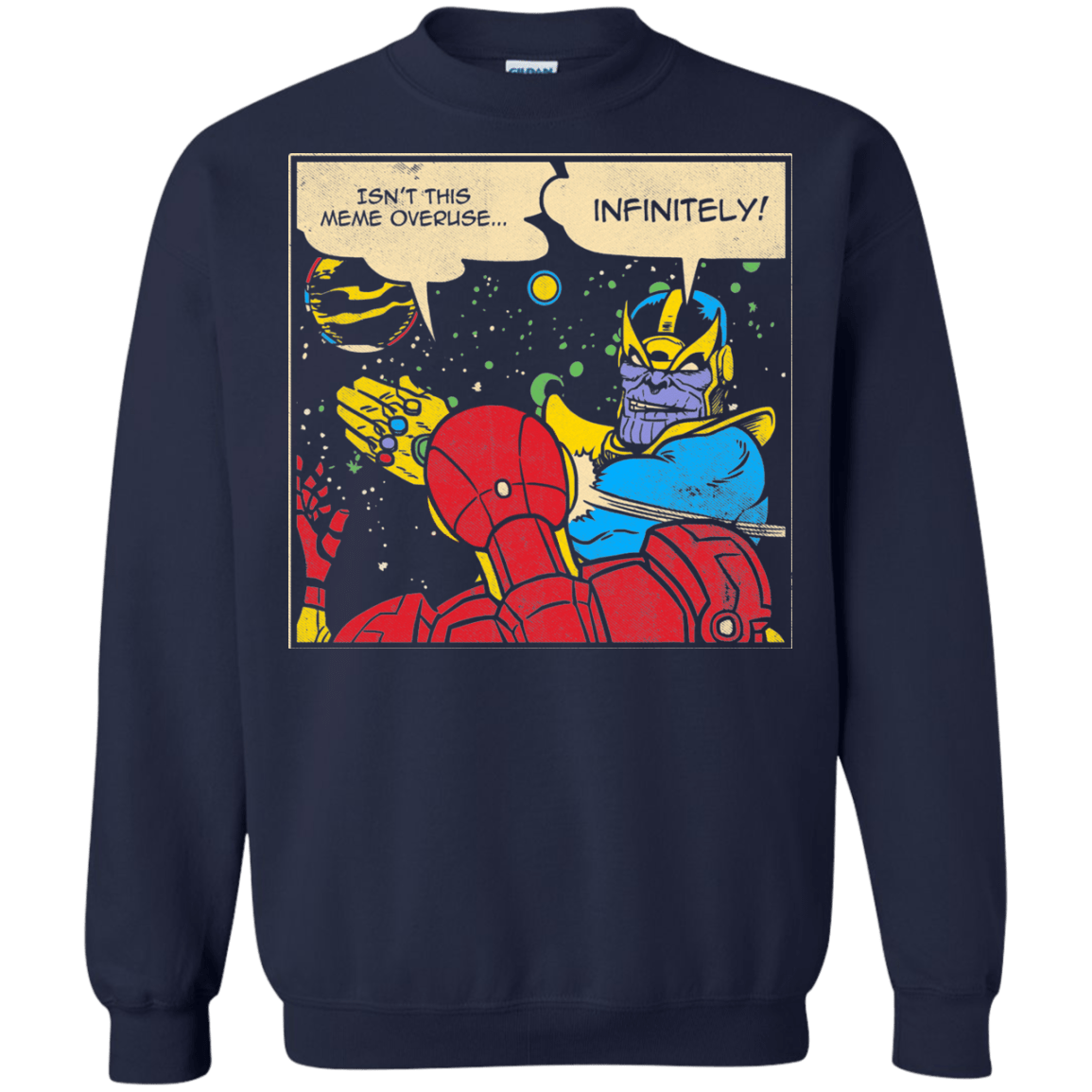 Sweatshirts Navy / S INFINITE SLAPS Crewneck Sweatshirt