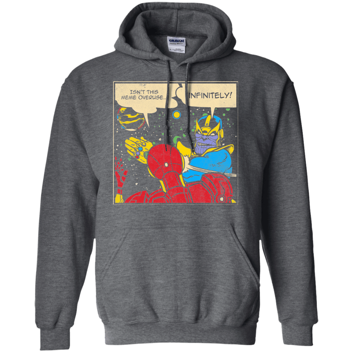 Sweatshirts Dark Heather / S INFINITE SLAPS Pullover Hoodie