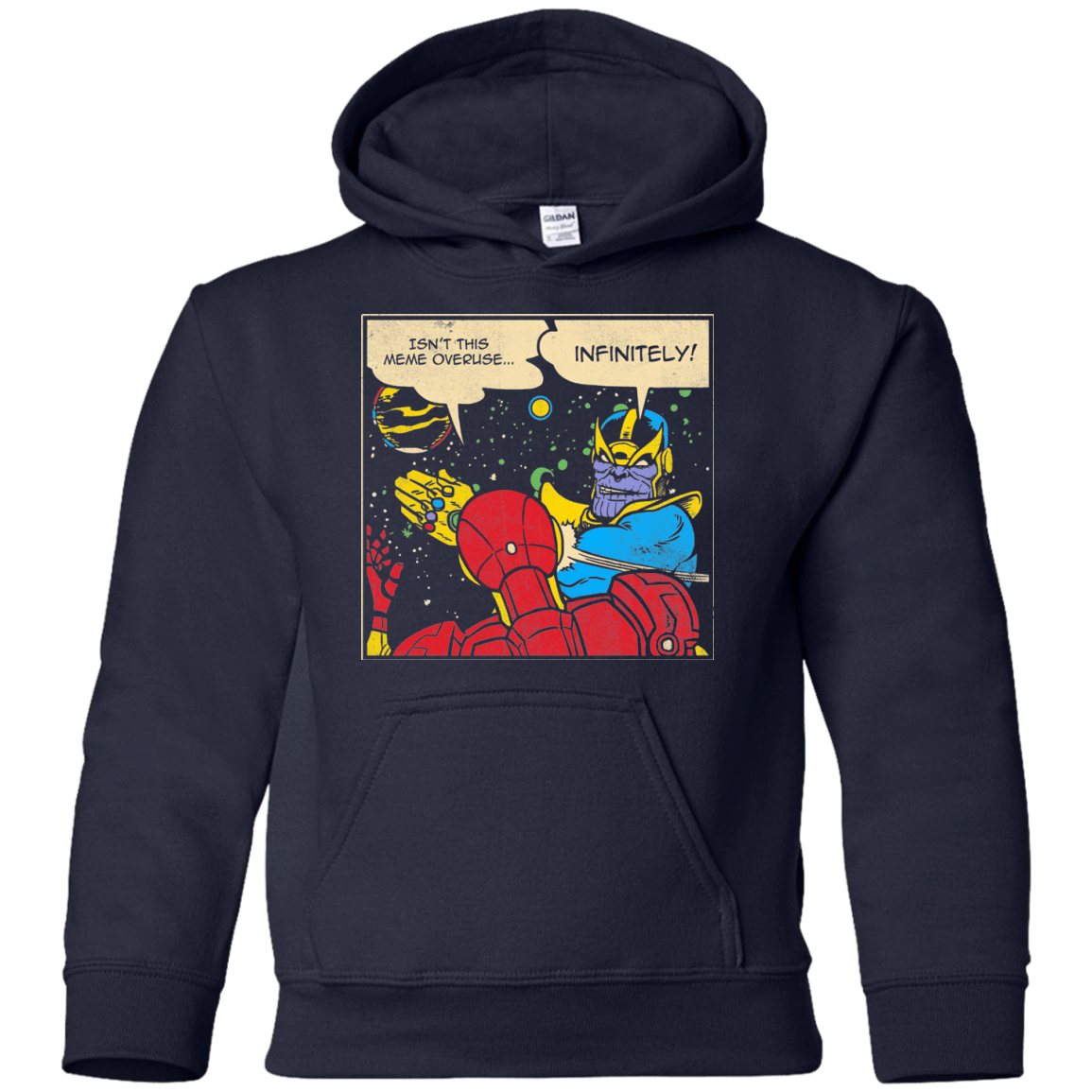 Sweatshirts Navy / YS INFINITE SLAPS Youth Hoodie