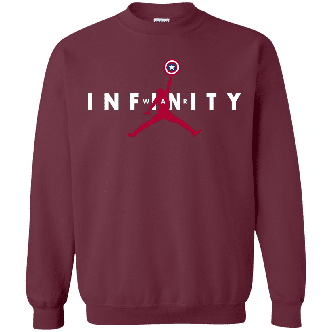 Sweatshirts Maroon / S Infinity Air Crewneck Sweatshirt