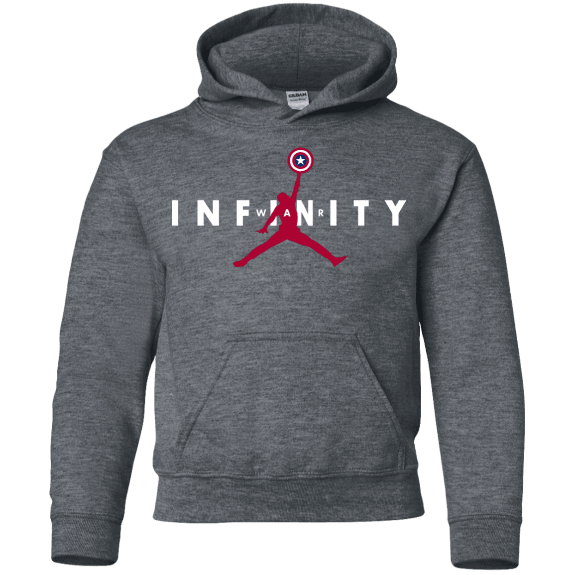 Sweatshirts Dark Heather / YS Infinity Air Youth Hoodie