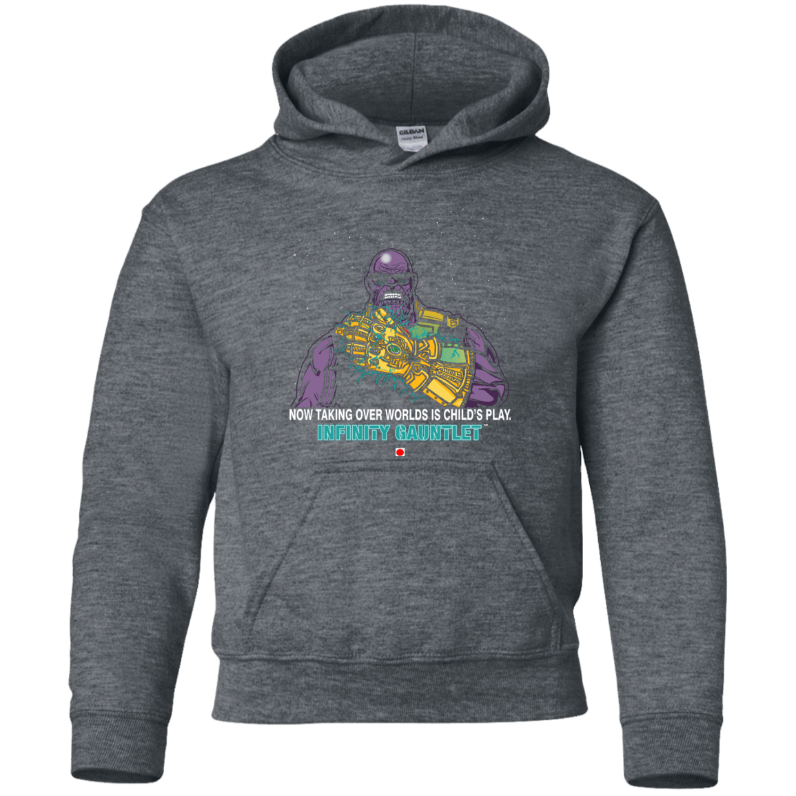 Sweatshirts Dark Heather / YS Infinity Gear Youth Hoodie