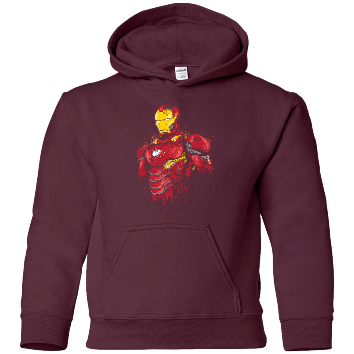 Sweatshirts Maroon / YS Infinity Iron Youth Hoodie