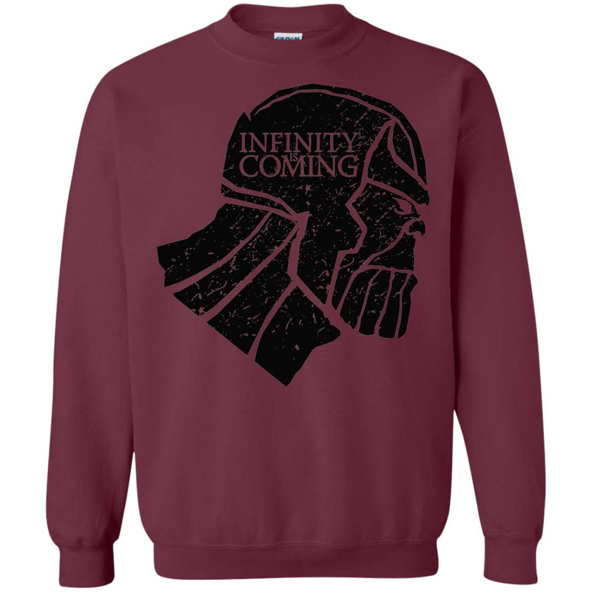 Sweatshirts Maroon / S Infinity is coming Crewneck Sweatshirt