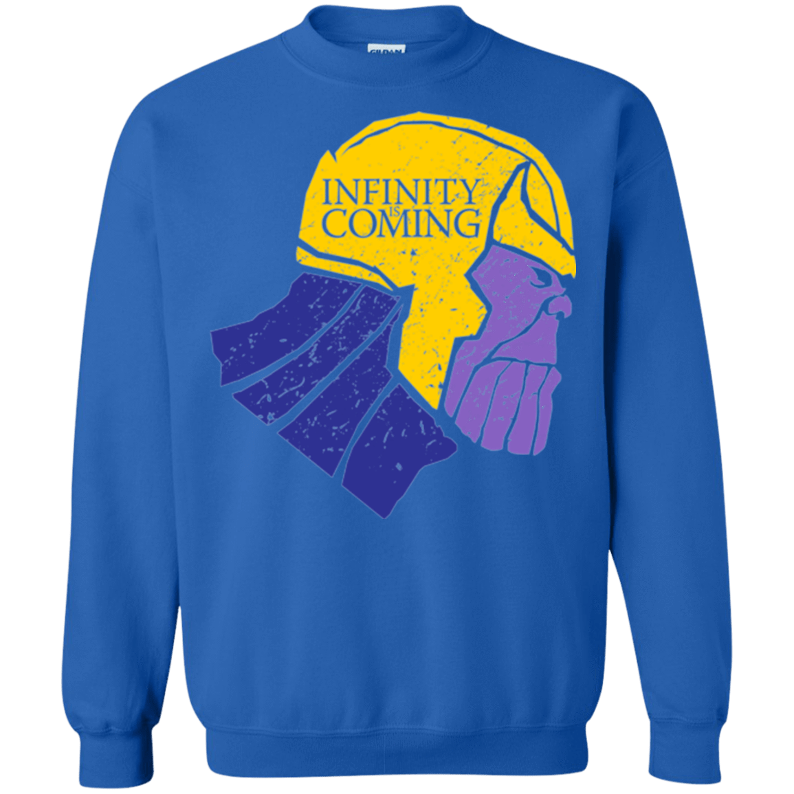 Sweatshirts Royal / S Infinity is Coming Crewneck Sweatshirt