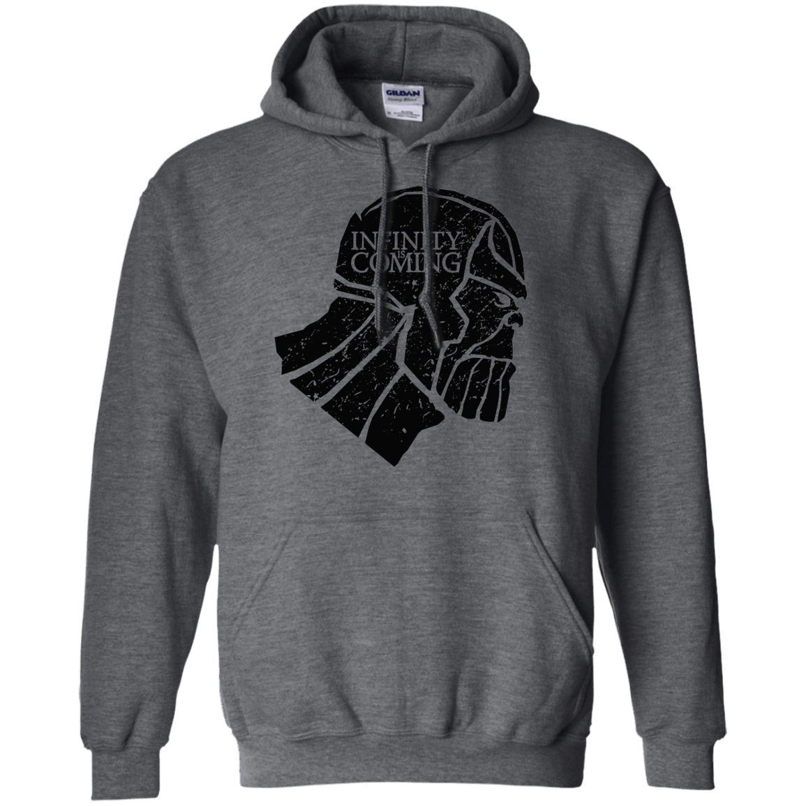 Sweatshirts Dark Heather / S Infinity is coming Pullover Hoodie