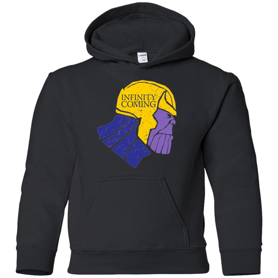 Sweatshirts Black / YS Infinity is Coming Youth Hoodie