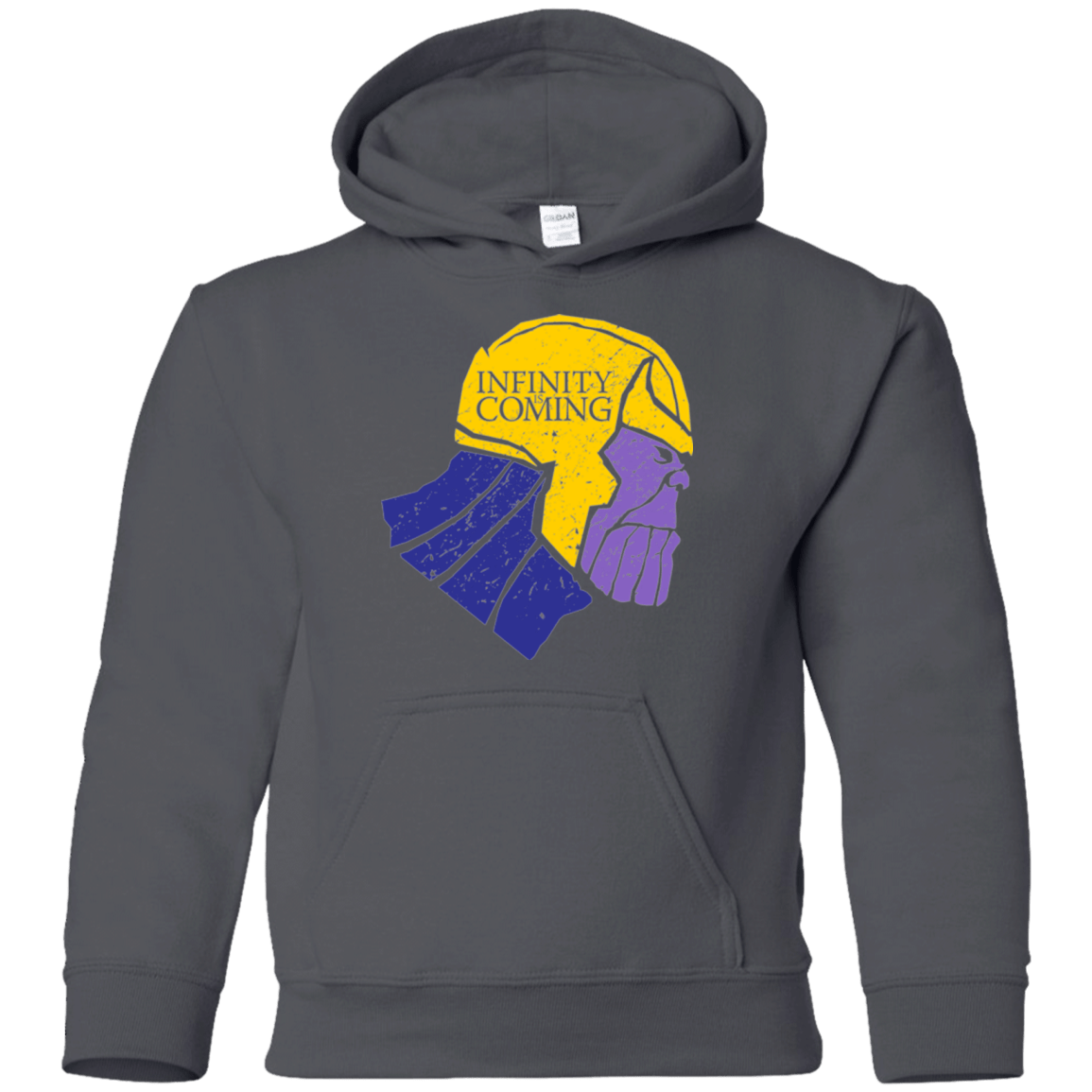 Sweatshirts Charcoal / YS Infinity is Coming Youth Hoodie