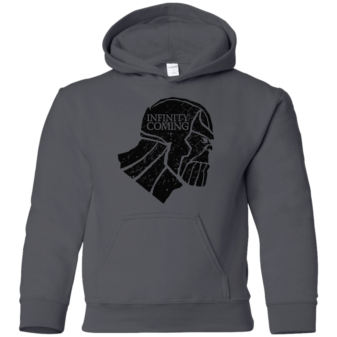 Sweatshirts Charcoal / YS Infinity is coming Youth Hoodie