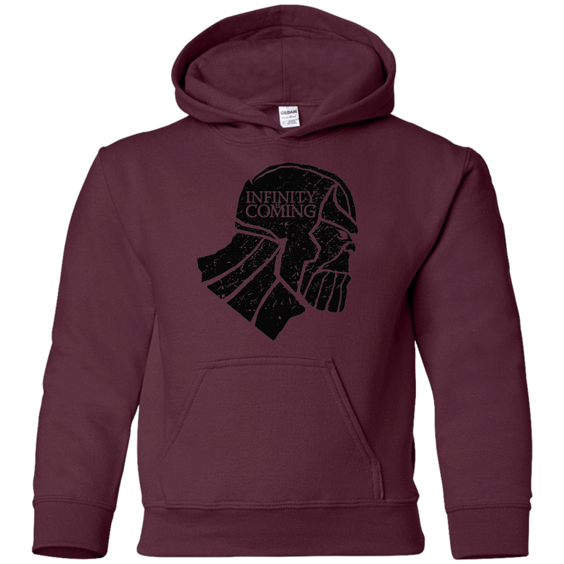 Sweatshirts Maroon / YS Infinity is coming Youth Hoodie