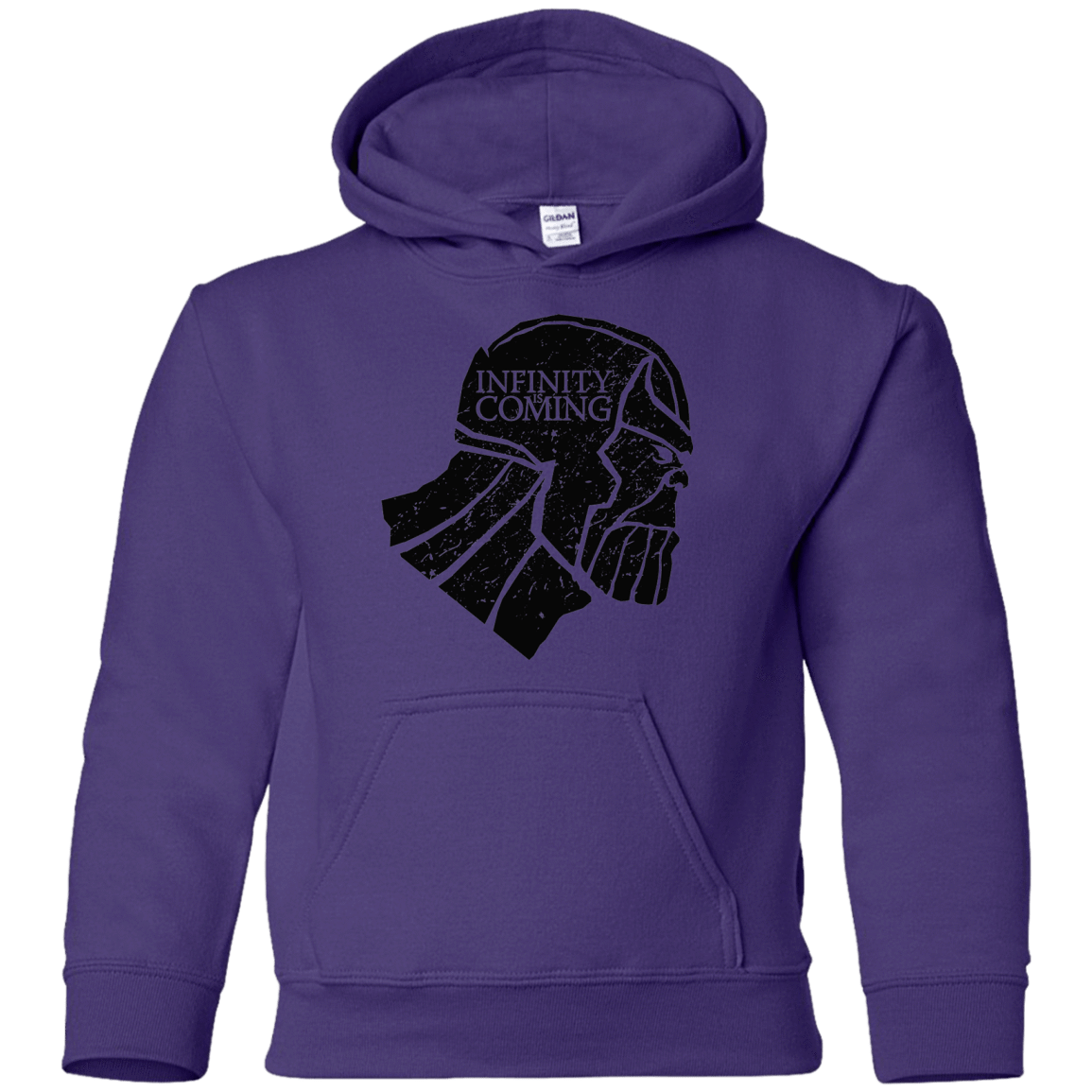 Sweatshirts Purple / YS Infinity is coming Youth Hoodie