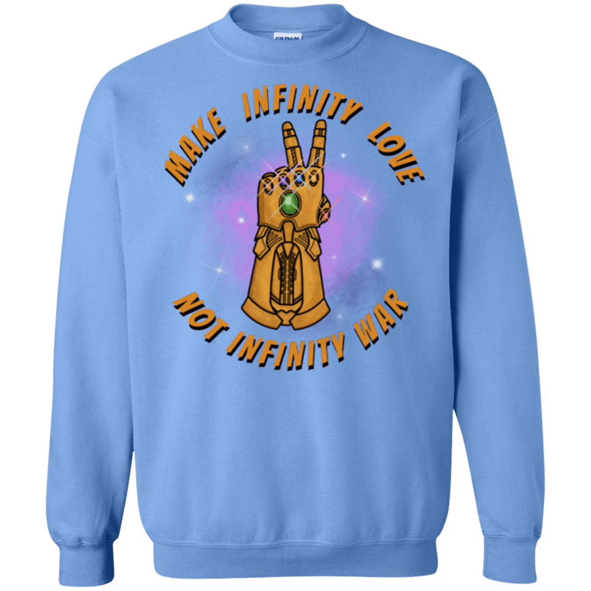 Sweatshirts Carolina Blue / S Infinity Peace Crewneck Sweatshirt