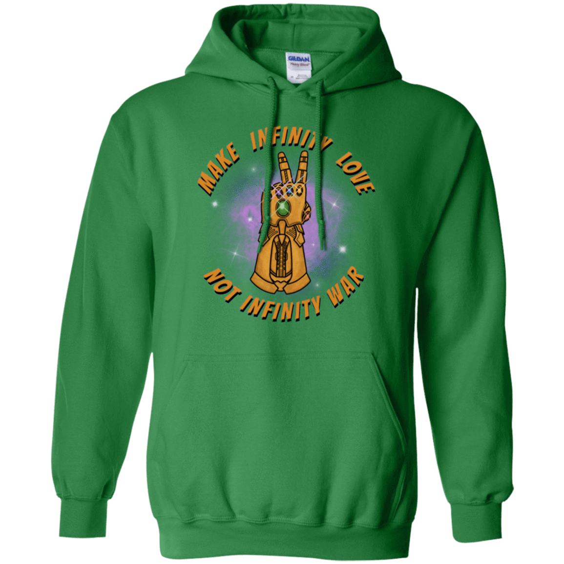 Sweatshirts Irish Green / S Infinity Peace Pullover Hoodie