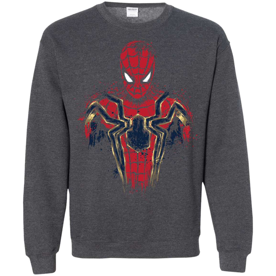 Sweatshirts Dark Heather / S Infinity Spider Crewneck Sweatshirt