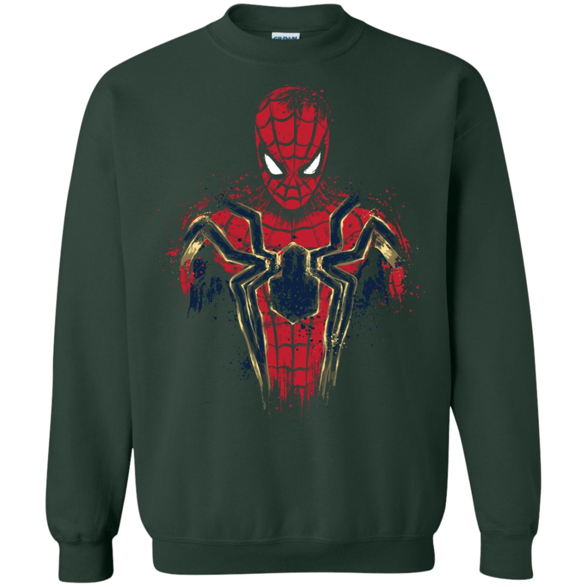 Sweatshirts Forest Green / S Infinity Spider Crewneck Sweatshirt