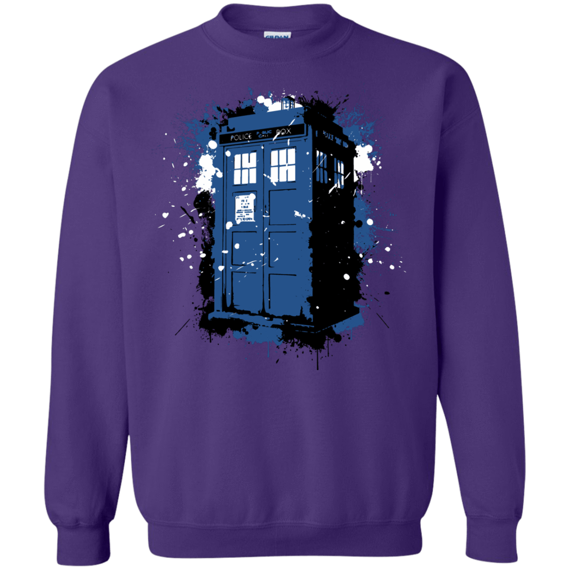 Sweatshirts Purple / Small Ink Box Crewneck Sweatshirt