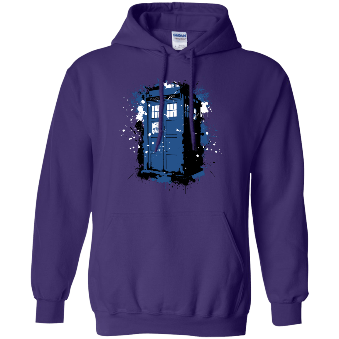 Sweatshirts Purple / Small Ink Box Pullover Hoodie