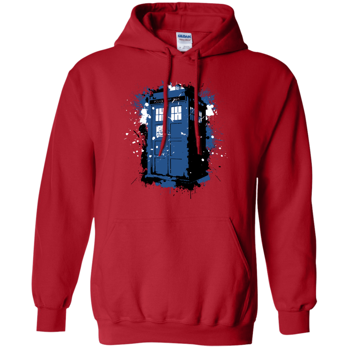 Sweatshirts Red / Small Ink Box Pullover Hoodie