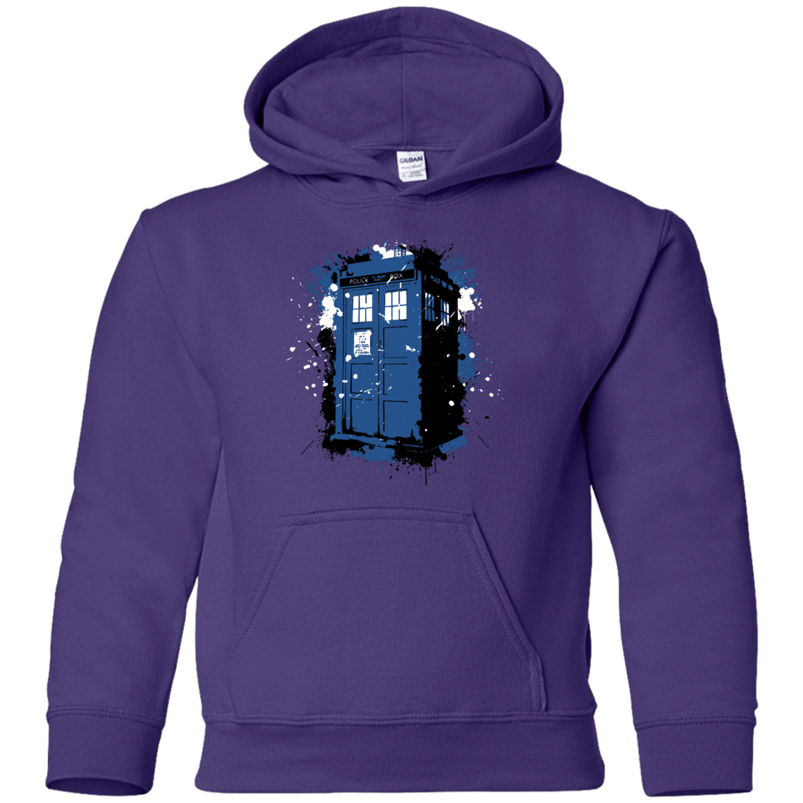 Sweatshirts Purple / YS Ink Box Youth Hoodie